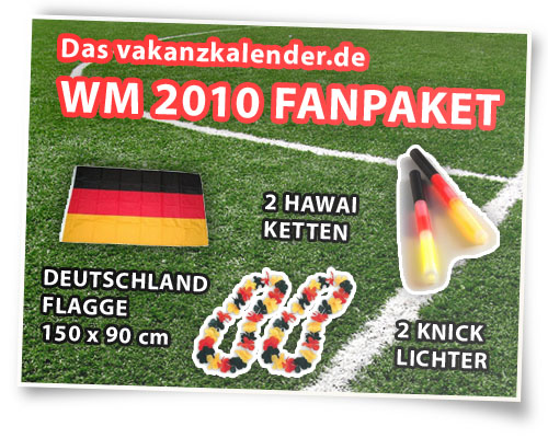 vakanzkalender.de WM Fanpaket